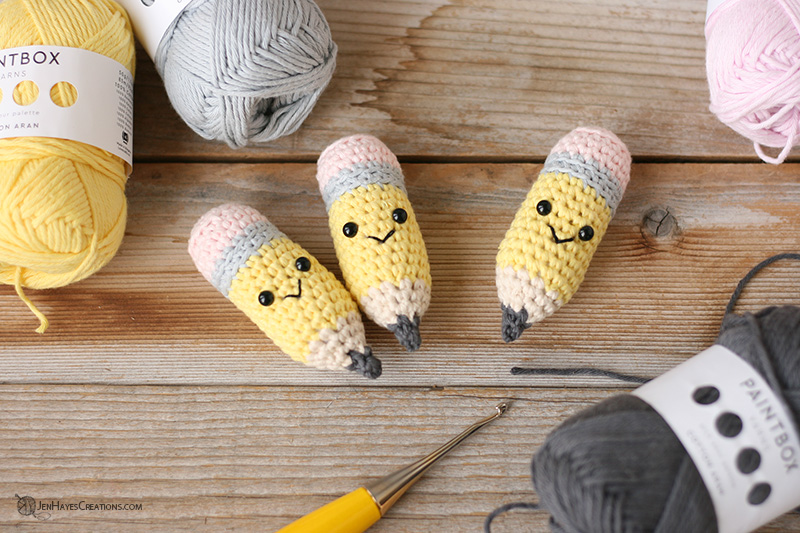 Crochet Kawaii Pencil - Jen Hayes Creations